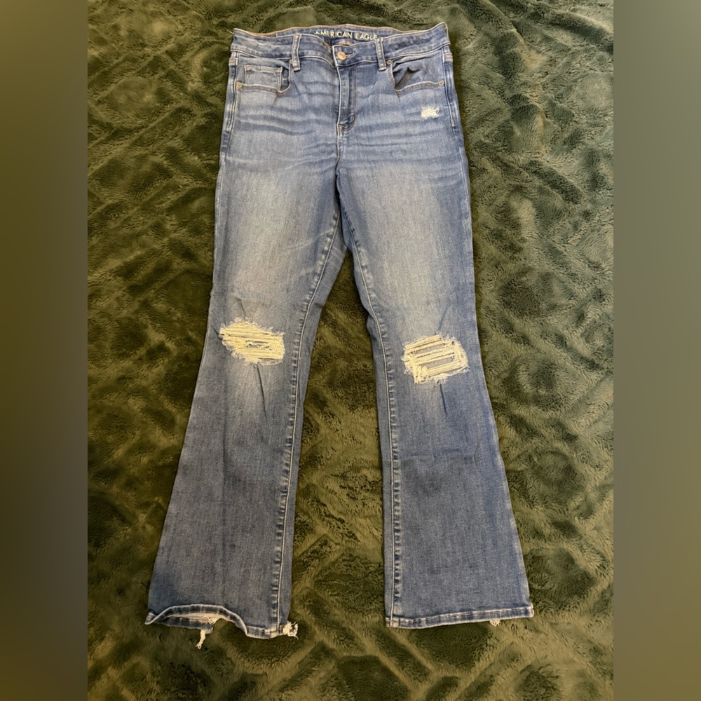 American Eagle high rise bootcut jeans